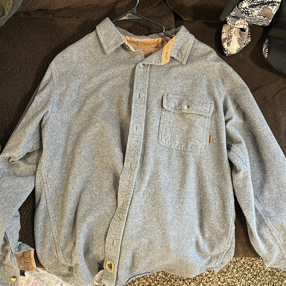 Legendary white tail button down. Size Large